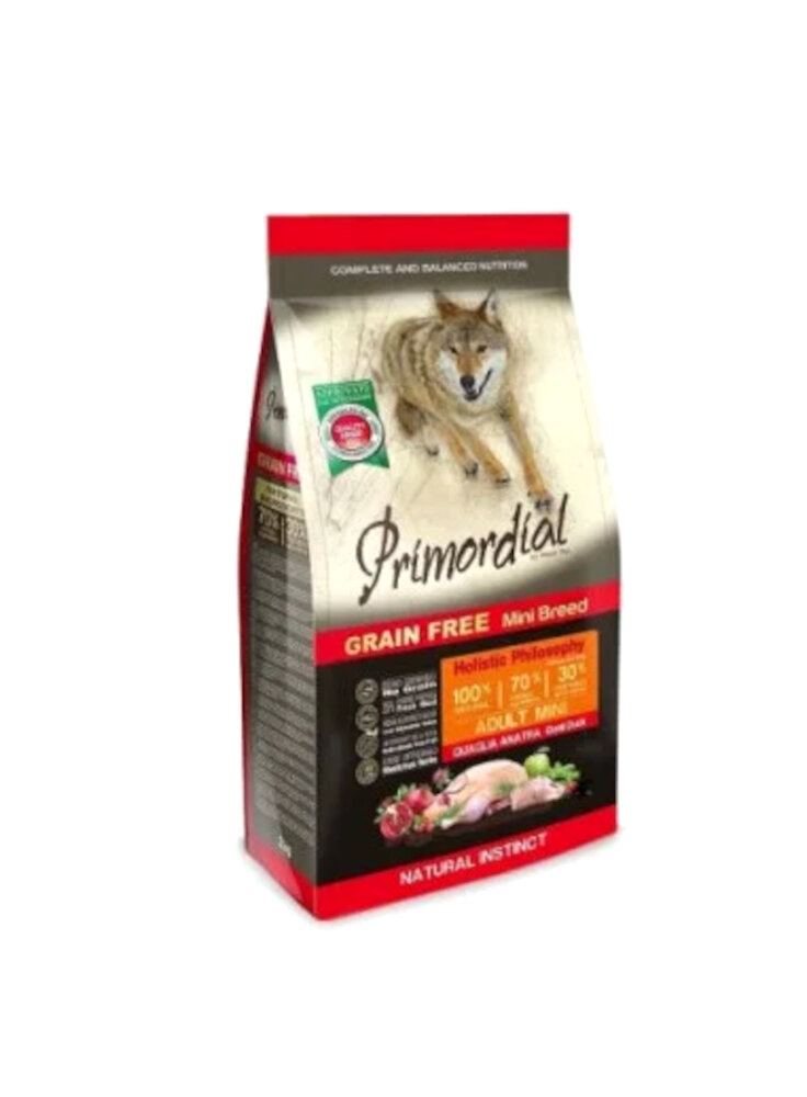 Primordial Dog Mini Quail e Duck 6 kg