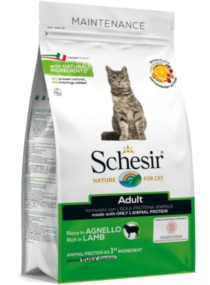 SCHESIR DRY CAT MAINT. AGNELLO 400g COD. 708