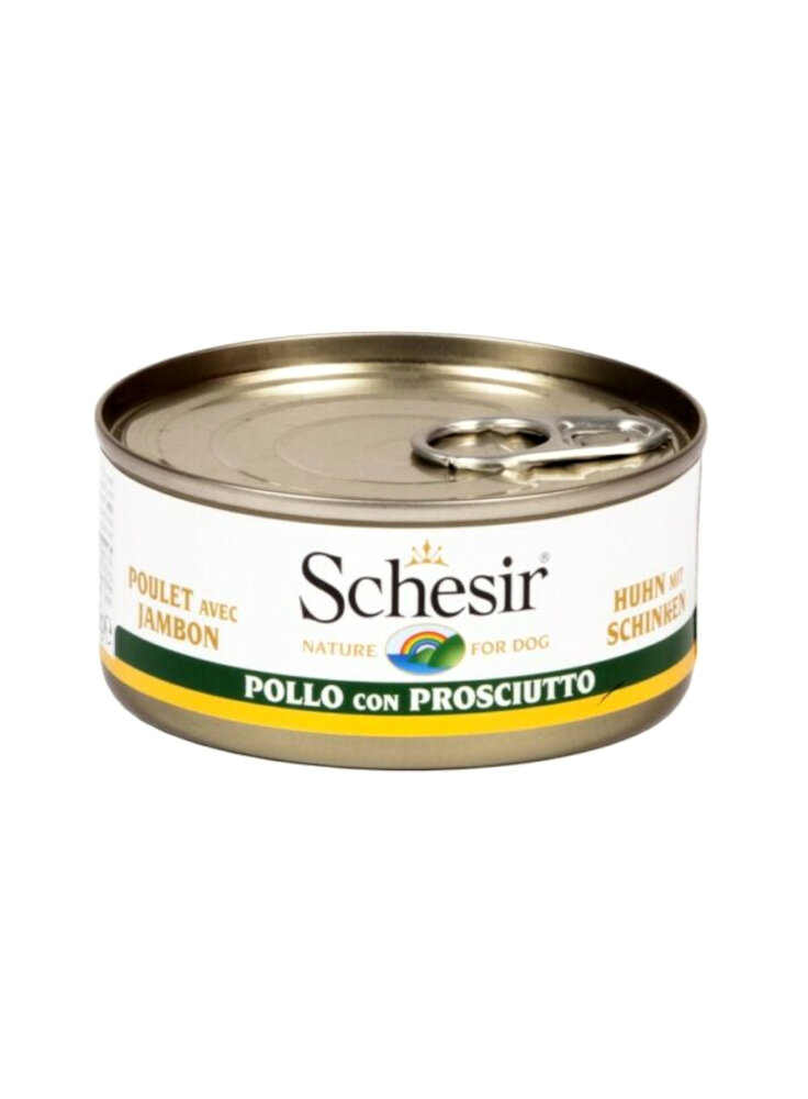 cod-7683-schesir-dog-pollo-prosciutto-18x-150g