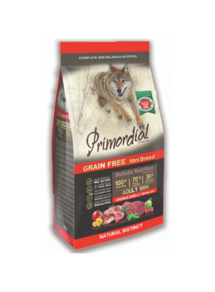 Primordial Dog Mini Wild Boar & Lamb 6 kg